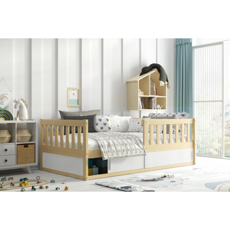 Detská posteľ Smart 160 x 80 cm - prírodná Detská posteľ Smart 160 x 80 cm - prírodná